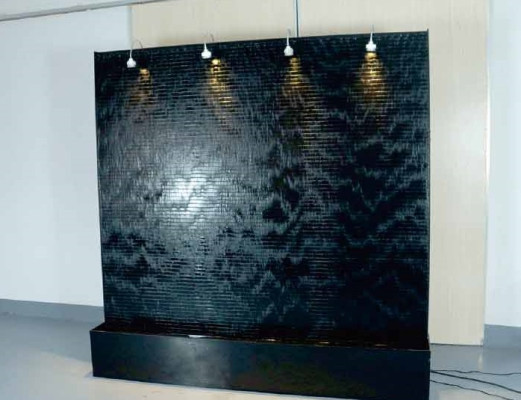 Pared de burbujas de agua con panel LED, pared de agua, paredes de agua, pared