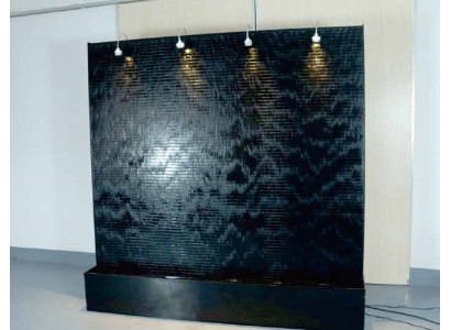 Pared de burbujas de agua con panel LED, pared de agua, paredes de agua, pared