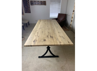 Mesa de comedor de madera real y resina epoxi River Table 260x90 Nueva mesa maciza