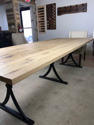 Mesa de comedor de madera real y resina epoxi River Table 260x90 Nueva mesa maciza