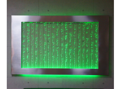 Panel de pared con burbujas de agua, panel de agua LED, cuadro de agua diseñado.
