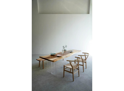 Mesas de resina epoxi Mesa de comedor de madera Muebles masivos de madera Mesa de epoxi de cascada