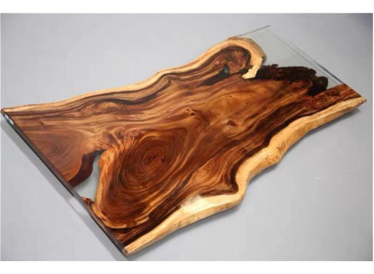 Epoxi Mesa de comedor River Table Madera real Maciza Mesas 200x90
