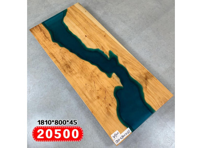 Mesa de comedor Mesa de diseño resina Mesas modernas Mar muebles río 181x80