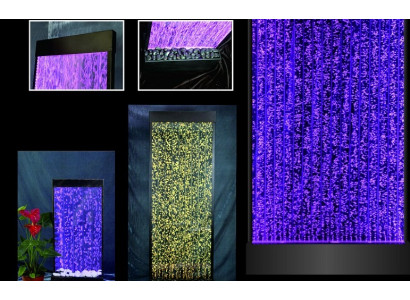 Pared divisoria, estantería, armario, pared de agua, columna, paredes LED 200x220.