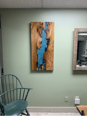 Cuadros de epoxi Pintura mural 120*70 Imagen Pared Imágenes Hecho a mano Diseño Pintura de resina epoxi