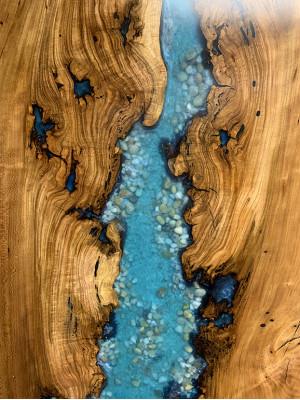 Cuadros de epoxi Pintura mural 120*70 Imagen Pared Imágenes Hecho a mano Diseño Pintura de resina epoxi