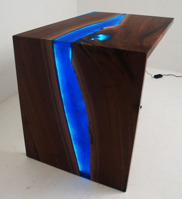 Fabricación personalizada de mesas de resina epoxi, mesas de río de resina epoxi con madera real. Precio por metro cuadrado.