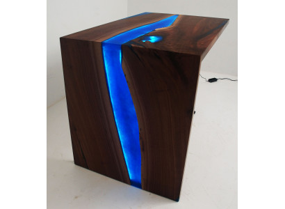 Fabricación personalizada de mesas de resina epoxi, mesas de río de resina epoxi con madera real. Precio por metro cuadrado.
