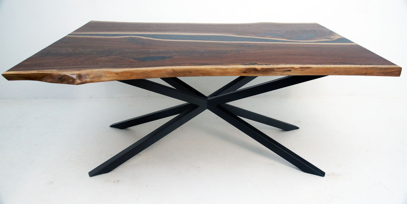 Resina epoxi a medida Mesa de resina epoxi madera real Precio 1 metro cuadrado Mesas