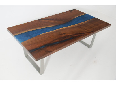 Epoxy mesa a medida Resina epoxi Río Madera real Precio 1 metro cuadrado Mesas Resina