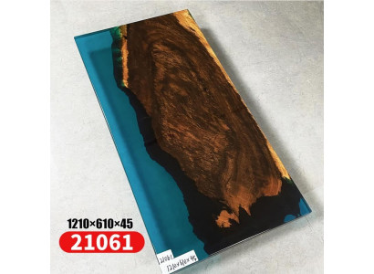 Mesa de centro River Table Epoxi Resina mesa masiva 121x61 mesa de río