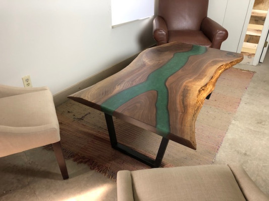 Mesa de centro Mesa auxiliar hecha a mano Mesa de diseñador Mesa de centro
