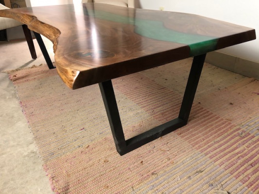 Mesa de centro Mesa auxiliar hecha a mano Mesa de diseñador Mesa de centro