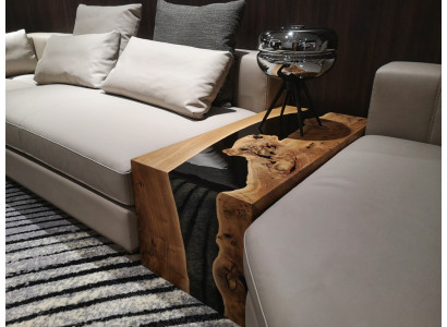 Mesa de centro hecha a mano, mesa de diseñador, mesa auxiliar, mesas de resina epoxi.