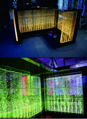 Mesa Agua Bar Pared Barra Barra iluminada Mostrador de barra Mesa de barra iluminada Mostrador de barra Led