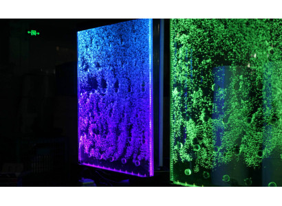 Mampara del separador Estante Armario Pared de agua Columna Paredes LED 120x200
