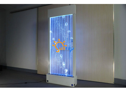 Pared divisoria, estantería, armario, pared de agua, columna, pared de agua LED.