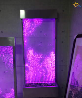 Pared divisoria, estantería, armario, pared de agua, columna, paredes decorativas, pared de agua LED.