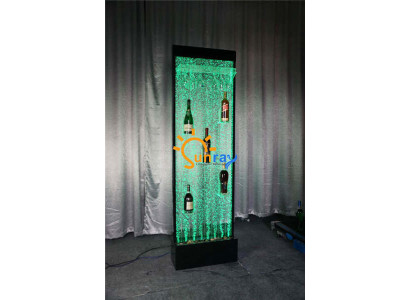 Pared de agua Columna de agua Repisa de agua Barra estante Mueble LED