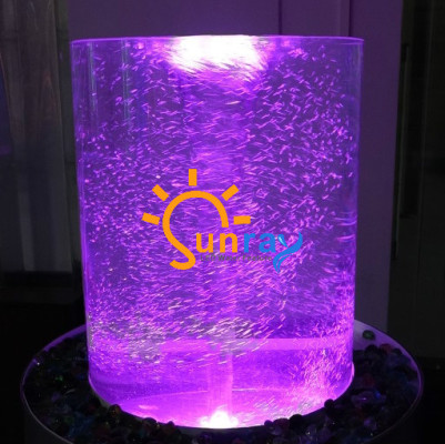 Luces LED Lámpara de pie Lámpara de pie Decorativa Lámparas de mesa Columnas de agua
