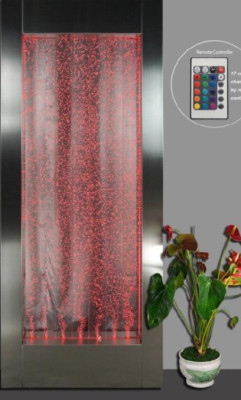 Barra de agua de luz, columna de repisa de bar.