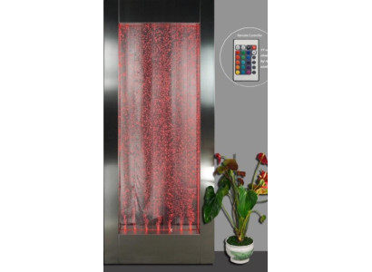 Barra de agua de luz, columna de repisa de bar.