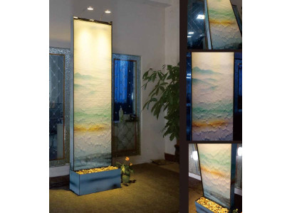 Tabique de pared de agua de columna de pared Waterwall LED 60x210cm Waterwalls