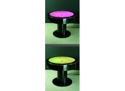 Diseño Mesa Mesa de centro Agua Columnas Columna Mesas Sofá LED Iluminado