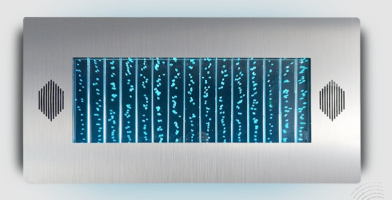 Panel de pared LED fuente de agua moderna, paredes de agua, burbujas de agua, pared decorativa.