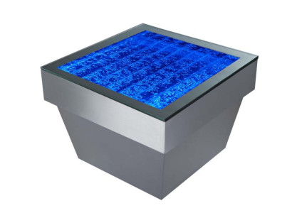 Diseño Mesa Mesa de centro Agua Columnas Columna Decoración Agua Sofá Mesas LED