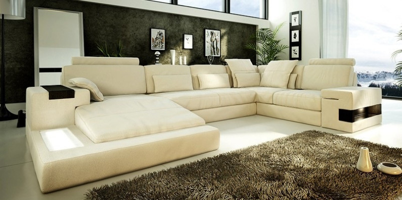 Sofá textil con USB, tapizado en esquina, conjunto de salón, sofá de diseño de sofá de cuero.