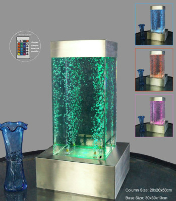 columna de LED, mesa de columna de agua, columna de decoración de columna de agua, barra de carga, mostradores de agua