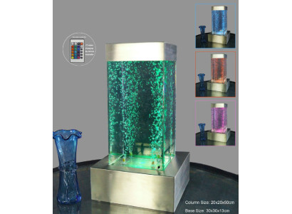 columna de LED, mesa de columna de agua, columna de decoración de columna de agua, barra de carga, mostradores de agua