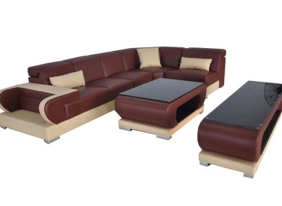 Sofá Sofá Tapizado Asiento Esquina Sofá Moderno Conjunto de sofás Conjunto de salón 3 piezas