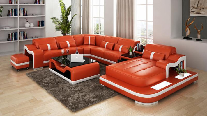XXL conjunto de salón modular esquinero sofá tapizado esquina sofá esquinero tapizado asiento esquina.