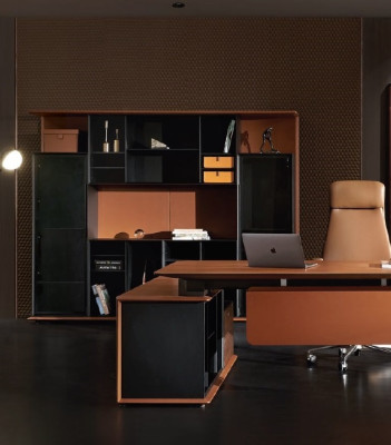 Oficina Librería Archivador Armario Muebles de lujo Estilo antiguo Armarios