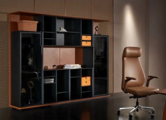 Oficina Librería Archivador Armario Muebles de lujo Estilo antiguo Armarios