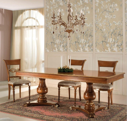 Conjunto completo de mesa de comedor + 6 sillas Conjunto de comedor Grupo de comida Mesa de madera Mesas de mesa de 7 piezas.