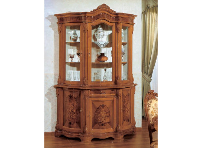 Vitrina de lujo italiana Muebles de vitrina Aparador Armario Diseño de vidrio Armarios