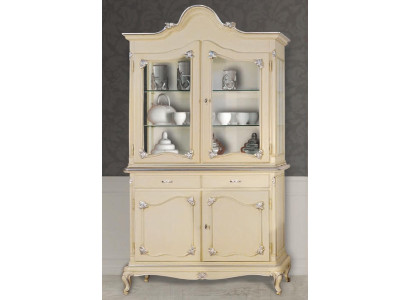 Vitrina de lujo italiana Muebles Vitrinas Comoda Armario de diseño de vidrio