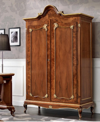 Armario de madera, armario, armario de madera maciza, muebles de dormitorio de madera real, nuevo.