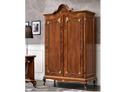 Armario de madera, armario, armario de madera maciza, muebles de dormitorio de madera real, nuevo.