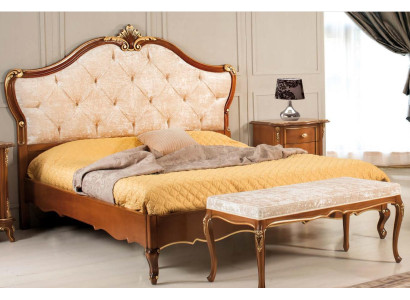 Cama Muebles Cama doble Madera natural Muebles de dormitorio Diseño Camas Muebles Italia