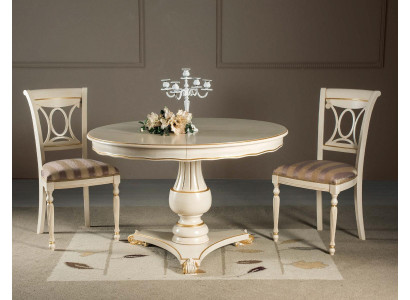 Grupo de 2 sillas de comedor de madera de lujo, juego de muebles de comedor.