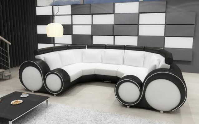 XXL paisajismo de sala de estar diseño conjunto de tapicería sofá de esquina con USB sofá grande nuevo sofá