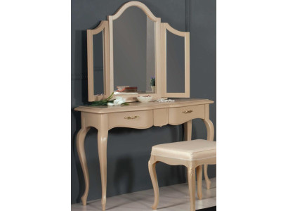 Vanity with mirror bedroom furniture design bedside table stool 2pcs. New