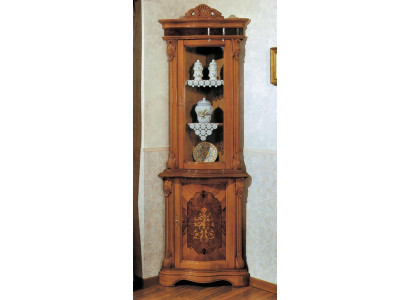 Vitrina Gabinete de cristal de madera maciza Vitrina Aparador Muebles italianos de salón