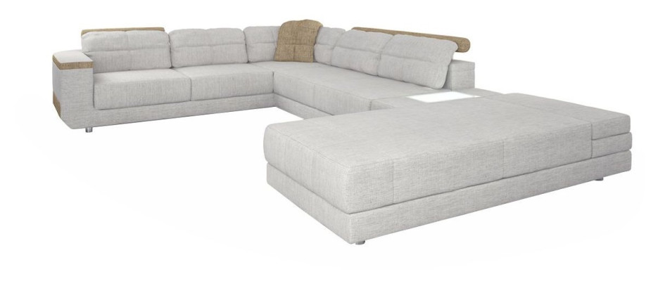 Sofá de esquina, sofá tapizado de esquina, sofá de cuero, sofá, muebles nuevos, conjunto de sofás en forma de U.