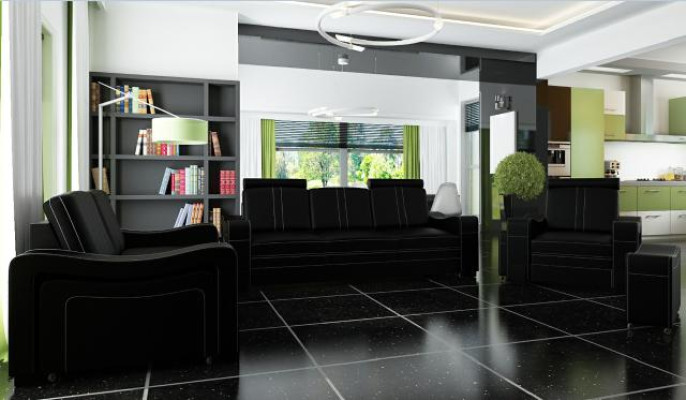 SOFÁ DE CUERO A MEDIDA SOFÁ SOFÁ 3+2+1 USB JUEGO DE SOFÁS JUEGO DE TAPICERÍA Nueva